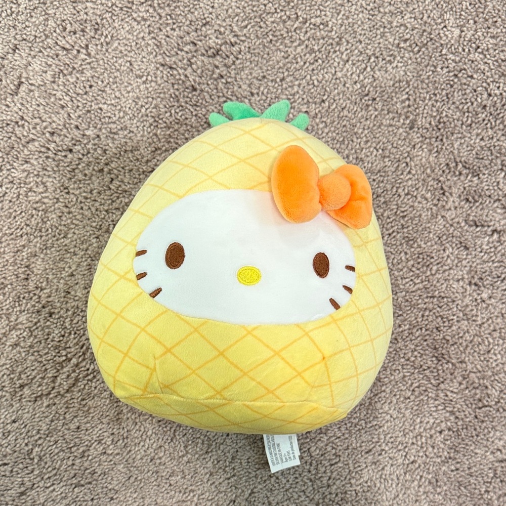 Squishmallows x Hello Kitty Pineapple Stuffed Animal plush toy collector item